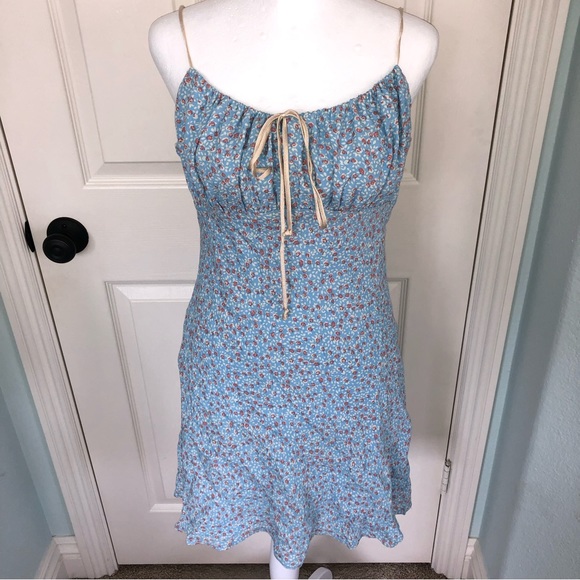 NWT Cotton Candy LA Blue Floral Dress - Picture 5 of 10